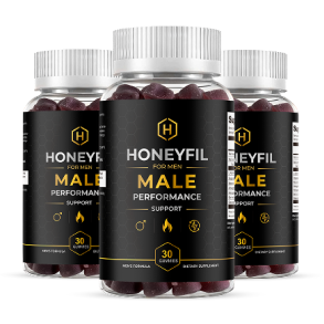 Honeyfil bottle with honeycomb, ginseng root, beetroot slices and pine bark